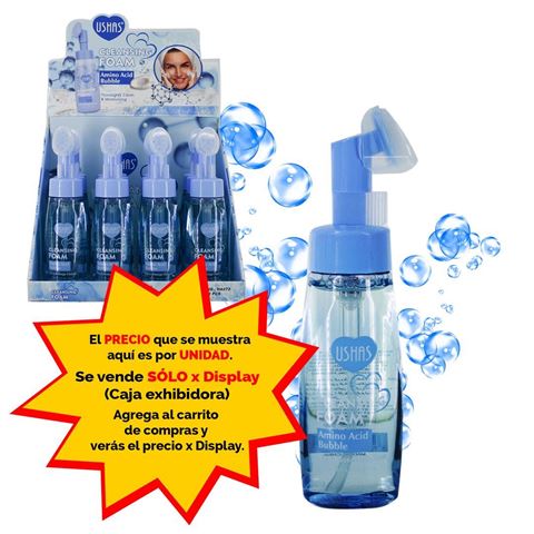 Imagen de Espuma facial de limpieza con aminoácidos Ushas