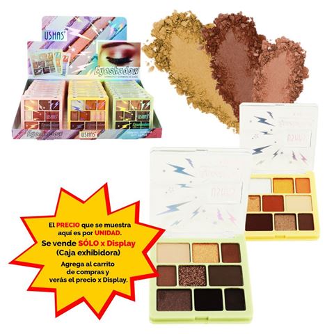Imagen de Sombras de ojos 9 tonos  Ushas