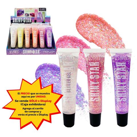 Imagen de Brillo Labial con glitter Ushas