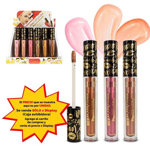 Imagen de Labial liquido metalizado Ushas