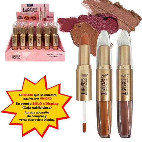 Imagen de Labial Ushas 2 en 1 matte