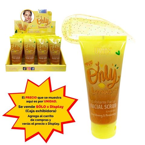 Imagen de Exfoliante facial Ushas-Limon-HA346