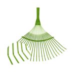 Imagen de Rastrillo de metal para jardín 22 dientes