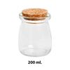 Imagen de Frasco de vidrio con tapón de corcho 200 ml