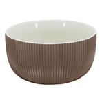 Imagen de Bowl de ceramica tonos tierra exterior-redondo