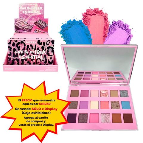 Imagen de Petaca sombras Febble - 18 tonos -