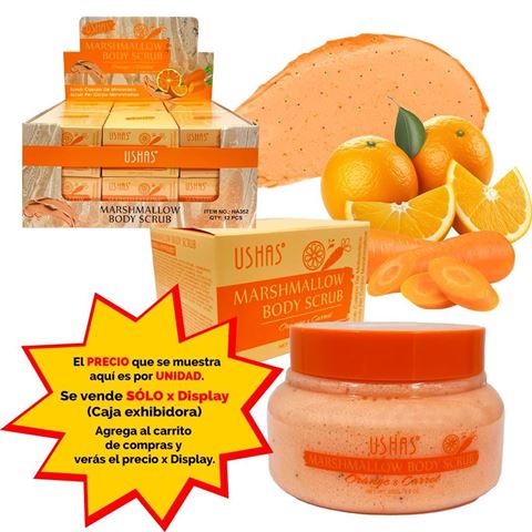 Imagen de Exfoliante corporal Ushas -naranja-zanahoria-HA352
