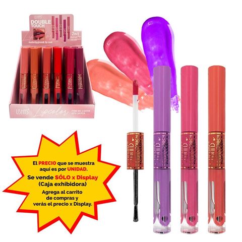 Imagen de Brillo labial Ushas matte color 2 en 1-CS448A
