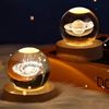 Imagen de Lámpara LED bola de cristal luna planeta mapamundi USB
