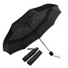 Imagen de Paraguas plegable negro- Paraguas corto de cartera con funda