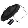 Imagen de Paraguas plegable negro- Paraguas corto de cartera con funda