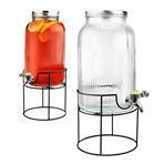 Imagen de Botellon dispensador con soporte canilla y tapa -17X30cm