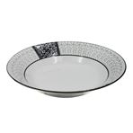 Imagen de Plato ceramica hondo estampado 23cm