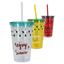 Imagen de Vaso con tapa y sorbito-Enjoy-en caja-3 colores-10X15,5cm