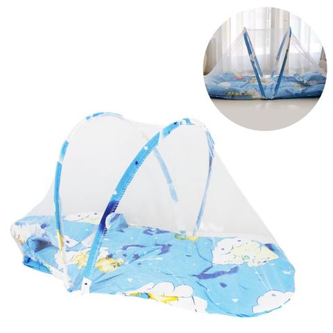 Imagen de Cuna moisés  plegable para bebé con tul mosquitero