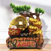 Imagen de Fuente de agua Moneda con Bonsai y cuencos de la fortuna