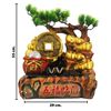 Imagen de Fuente de agua Moneda con Bonsai y cuencos de la fortuna