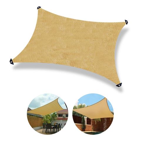 Imagen de Toldo vela para sombra  4x4m
