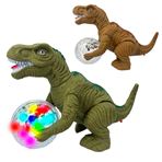 Imagen de Dinosaurio T-Rex con luz y sonido - 19X14cm - 2 colores