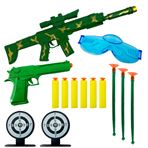 Imagen de Metralleta+pistola lanza dardos c/accesrios-blister 57X12,5c