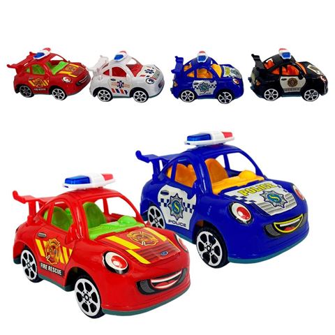 Imagen de Autos patrullas x 4 pc en burbuja-32x14cm.
