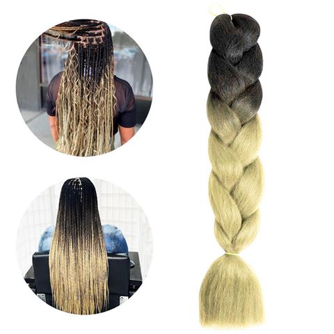 Imagen de Aplique de pelo sintetico trenzado californiana fantasia-col