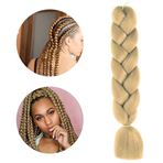 Imagen de Aplique de pelo sintetico trenzado-color 24# - 60cm