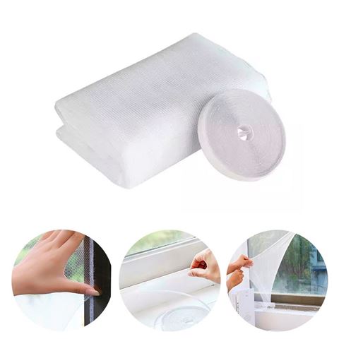 Imagen de Cortina para ventana mosquitero 130x150cm - 2 colores en caj