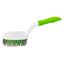Imagen de Cepillo plastico con mango-25cm. Blanco y verde.