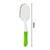 Imagen de Cepillo plastico con mango-25cm. Blanco y verde.