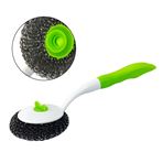 Imagen de Cepillo con esponja de acero - 9,5x27cm.