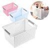 Imagen de Canasto organizador calado plástico con asas