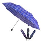 Imagen de Paraguas plegable diseño escocés con funda