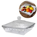 Imagen de Frutero rectangular con tapa