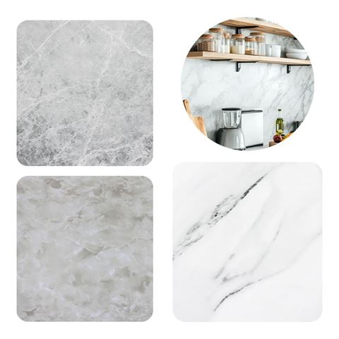 Imagen de Mosaico autoadhesivo anti salpicaduras para cocina - 60cmx300cm