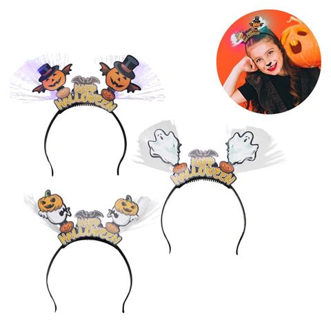 Imagen de Vincha Halloween calabaza bruja cotllón