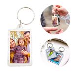 Imagen de Llavero portafoto rectangular