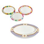 Imagen de Fuente oval de melamina Diseños surtidos