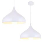 Imagen de Lámpara de techo colgante campana metal