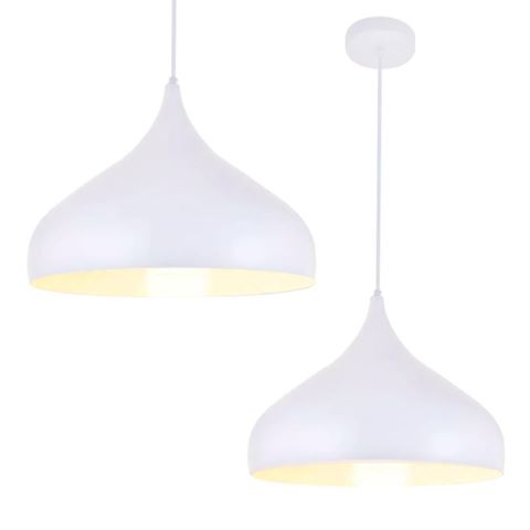 Imagen de Lámpara de techo colgante campana metal