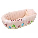 Imagen de Piscina inflable  para bebé con asiento y respaldo