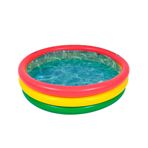 Imagen de Piscina inflable  multicolor 3 aros piso blando