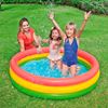 Imagen de Piscina inflable  multicolor 3 aros piso blando