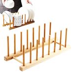 Imagen de Organizador soporte multiuso de platos en bamboo
