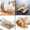 Imagen de Organizador soporte multiuso de platos en bamboo