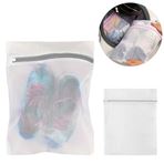 Imagen de Bolsa de malla con cierre para lavado lavarropa  30cmx40cm