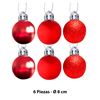 Imagen de Bola esfera de navidad 6 unidades