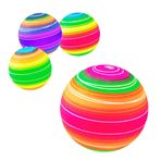 Imagen de Pelota pvc diseño espiral - 22 cm- 4 colores