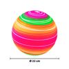 Imagen de Pelota pvc diseño espiral - 22 cm- 4 colores