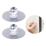 Imagen de Manija adhesiva transparente x 2 piezas.